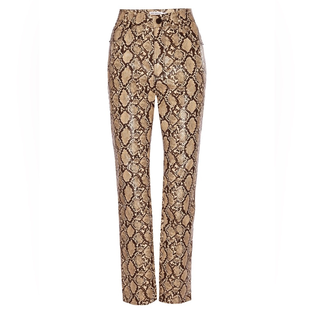 Good American High Waist Snake Print Pants Size 4/27